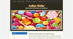 Desktop Screenshot of aadhyainternational.com
